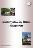 Monk Fryston and Hillam Village Plan