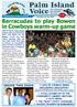 LGAQ & + A FULL ROUND-UP OF THE COMMUNITY CABINET MEETING PCYC NEWS THE *BEST* FOOTY COVERAGE BOXERS TRIUMPH IN BUNDABERG