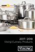 2017/2018 Viking Culinary Products