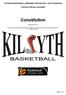 VICTORIAN BASKETBALL REFEREES ASSOCIATION - KILSYTH BRANCH. Technical Officials Committee. Constitution. September 2013