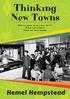 Did you grow up in a new town? What was it like? Find out more inside. Hemel Hempstead