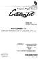 SUPPLEMENT AUGUST CITATION PERFORMANCE CALCULATOR (CPCalc) MODEL THRU FM-S51-00 S51-1 U.S.