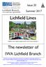 Lichfield Lines. The newsletter of IWA Lichfield Branch. Issue 20. Summer Page 1