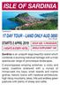 ISLE OF SARDINIA 17 DAY TOUR - LAND ONLY AUD 3850