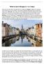 What to see in Bruges in 1 or 2 days