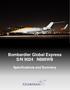 Bombardier Global Express S/N 9024 N886WB. Specifications and Summary