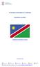 EKONOMICKÁ INFORMÁCIA O TERITÓRIU. Namíbijská republika