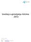 Izveštaj o upravljanju rizicima 2013