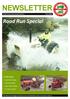 NEWSLETTER. Road Run Special. In This Issue. Road-Run Roundup Event Guide. AGM & News Update. For Sale & Wanted