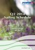 Q Sailing Schedule