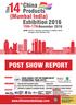 China Products. (Mumbai India) Exhibition 2016 POST SHOW REPORT