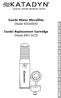 Combi Water Microfilter (Model # ) Combi Replacement Cartridge (Model # ) GB DE FRA NL DK SWE NOR FIN IT ESP POR