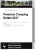 Freedom Camping Bylaw 2017