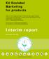 Interim report. EU Ecolabel Marketing for products