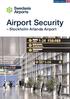 English version. Airport Security Stockholm Arlanda Airport