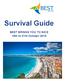 Survival Guide. BEST BRINGS YOU TO NICE 19th to 21th October 2018