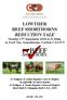 LOWTHER BEEF SHORTHORNS REDUCTION SALE Monday 17 th September 2018 at 11.30am At Nord Vue, Armathwaite, Carlisle CA4 9TN