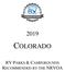 COLORADO RV PARKS & CAMPGROUNDS RECOMMENDED BY THE NRVOA