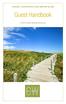 CANADA: NOVA SCOTIA: CAPE BRETON ISLAND. Guest Handbook. A Self-Guided Walking Adventure