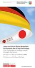 Japan and North Rhine-Westphalia, the dynamic duo of high technology The challenges of energy supply through the times