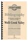 Bibliography of historical references Relating to the Wolli Creek Valley