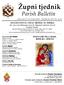 Župni tjednik Parish Bulletin