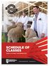 SCHEDULE OF CLASSES WEDS 14 TO FRIDAY 16 NOVEMBER 2018 NEW ZEALAND AGRICULTURAL SHOW