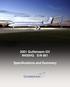 2001 Gulfstream GV N405HG S/N 661 Specifications and Summary