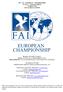 18 th FAI EUROPEAN CHAMPIONSHIP CLASS 1 HANG GLIDING TURKEY 2012 LOCAL REGULATIONS