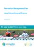 Recreation Management Plan Lakes Atkinson/Somerset/Wivenhoe