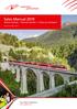 Sales Manual 2019 Glacier Express Zermatt Shuttle Furka car transport