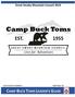 Great Smoky Mountain Council 2019 CAMP BUCK TOMS LEADER S GUIDE
