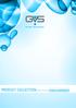 Introduction. This catalog is designed to provide complete information about the full range of GVS medical components and filters.