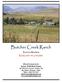 BUTCHER CREEK RANCH. Butcher Creek Ranch. Roscoe, Montana. Reduced to $1,650,000.