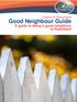 Good Neighbour Guide A guide to being a good neighbour in Peachland