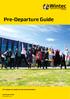 Pre-Departure Guide. A Pre-Departure Guide For International Students. create your world.