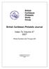 British Caribbean Philatelic Journal. Index To Volume