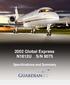 2002 Global Express N1812U S/N Specifications and Summary