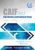 CAIF. Civil Avionics International Forum. April 18 th -19 th, Shanghai, China