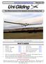 Uni Gliding. The Official Journal of the Adelaide University Gliding Club WHAT S INSIDE