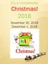 It s a Connellsville. Christmas! November 30, 2018 December 1, 2018