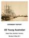 CEREMONY REPORT. SS Young Australian. Roper River, Northern Territory