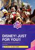 DISNEY! JUST FOR YOU!! THE MOST MAGICAL PLACE ON EARTH!! Disney World 07 JULY - 14 JULY 2020