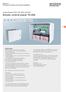 Version 3 Controls for smoke and natural ventilation. CompactSmoke WSC 310 / WSC 320 PLUS Smoke control panel 10-20A
