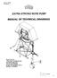 EXTRA-STRONG ROPE PUMP MANUAL OF TECHNICAL DRAWINGS