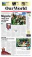 Bauchi State Page 7. Renovating West Africa s premier game reserve. OurWorld THURSDAY, MAY 24, 2007
