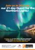 our 21 day Quest for the Northern Lights!
