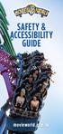 SAFETY & ACCESSIBILITY GUIDE