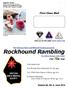 Rockhound Rambling. First Class Mail. The Ventura Gem and Mineral Society presents: Visit us on the web!