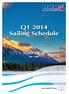 Q Sailing Schedule
